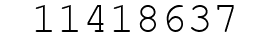 Number 11418637.
