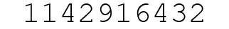 Number 1142916432.