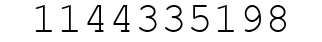 Number 1144335198.
