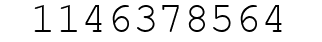 Number 1146378564.