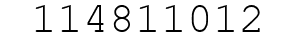 Number 114811012.