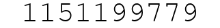 Number 1151199779.