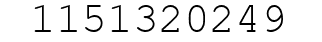 Number 1151320249.