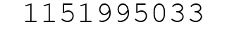 Number 1151995033.