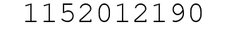 Number 1152012190.
