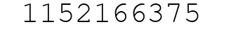 Number 1152166375.