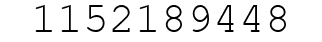 Number 1152189448.