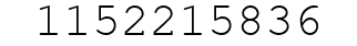 Number 1152215836.