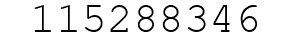 Number 115288346.