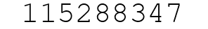 Number 115288347.