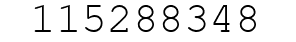 Number 115288348.