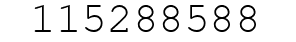 Number 115288588.