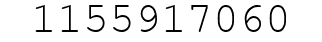 Number 1155917060.