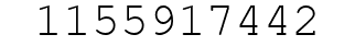 Number 1155917442.