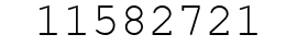 Number 11582721.