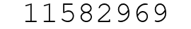 Number 11582969.