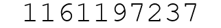 Number 1161197237.