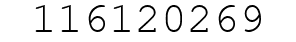 Number 116120269.