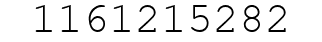 Number 1161215282.