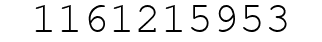 Number 1161215953.