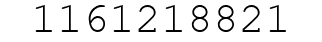 Number 1161218821.