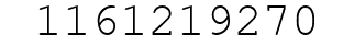 Number 1161219270.