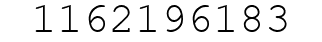 Number 1162196183.