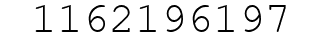 Number 1162196197.