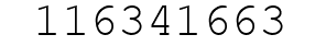 Number 116341663.