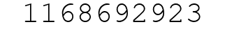 Number 1168692923.