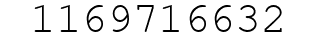Number 1169716632.
