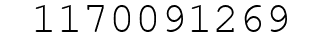 Number 1170091269.