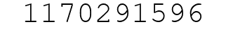 Number 1170291596.