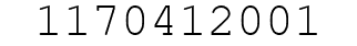 Number 1170412001.