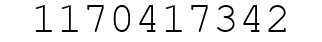 Number 1170417342.
