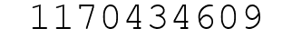 Number 1170434609.