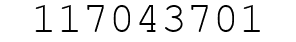 Number 117043701.