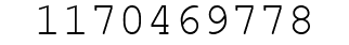 Number 1170469778.