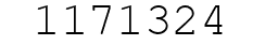 Number 1171324.