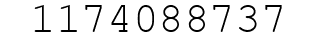 Number 1174088737.
