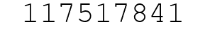 Number 117517841.