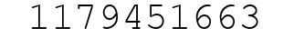 Number 1179451663.