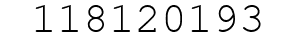 Number 118120193.