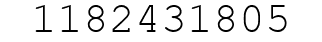 Number 1182431805.