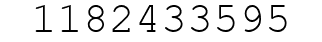 Number 1182433595.