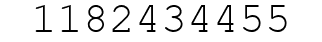 Number 1182434455.