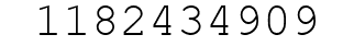 Number 1182434909.