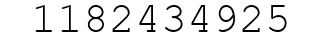 Number 1182434925.