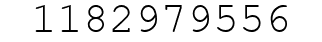 Number 1182979556.