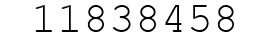 Number 11838458.